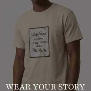 "Work Hard in Silence" Graphic Tee | enaj Creative Expressions