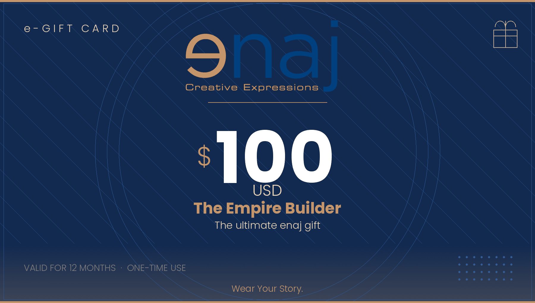 enaj Gift Card $100