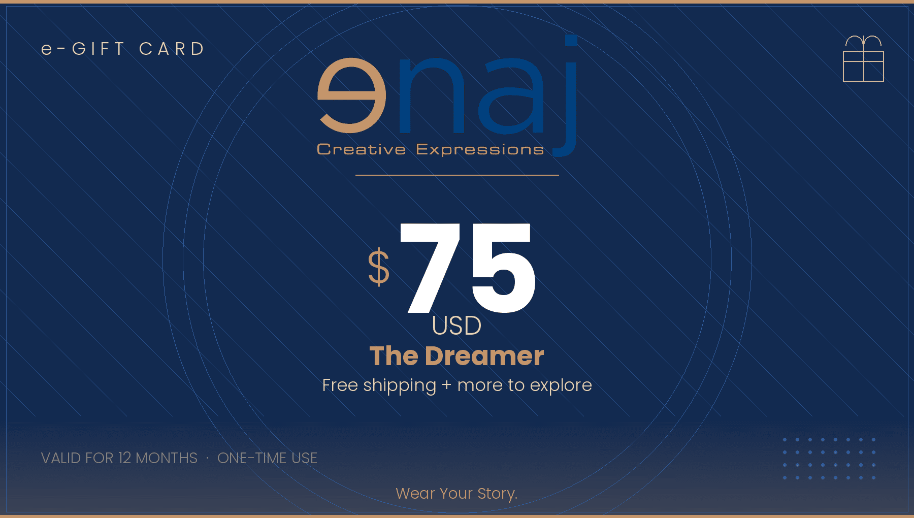 enaj Gift Card $75