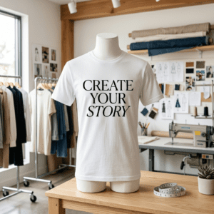 Create Your Story Custom T-Shirt Mockup