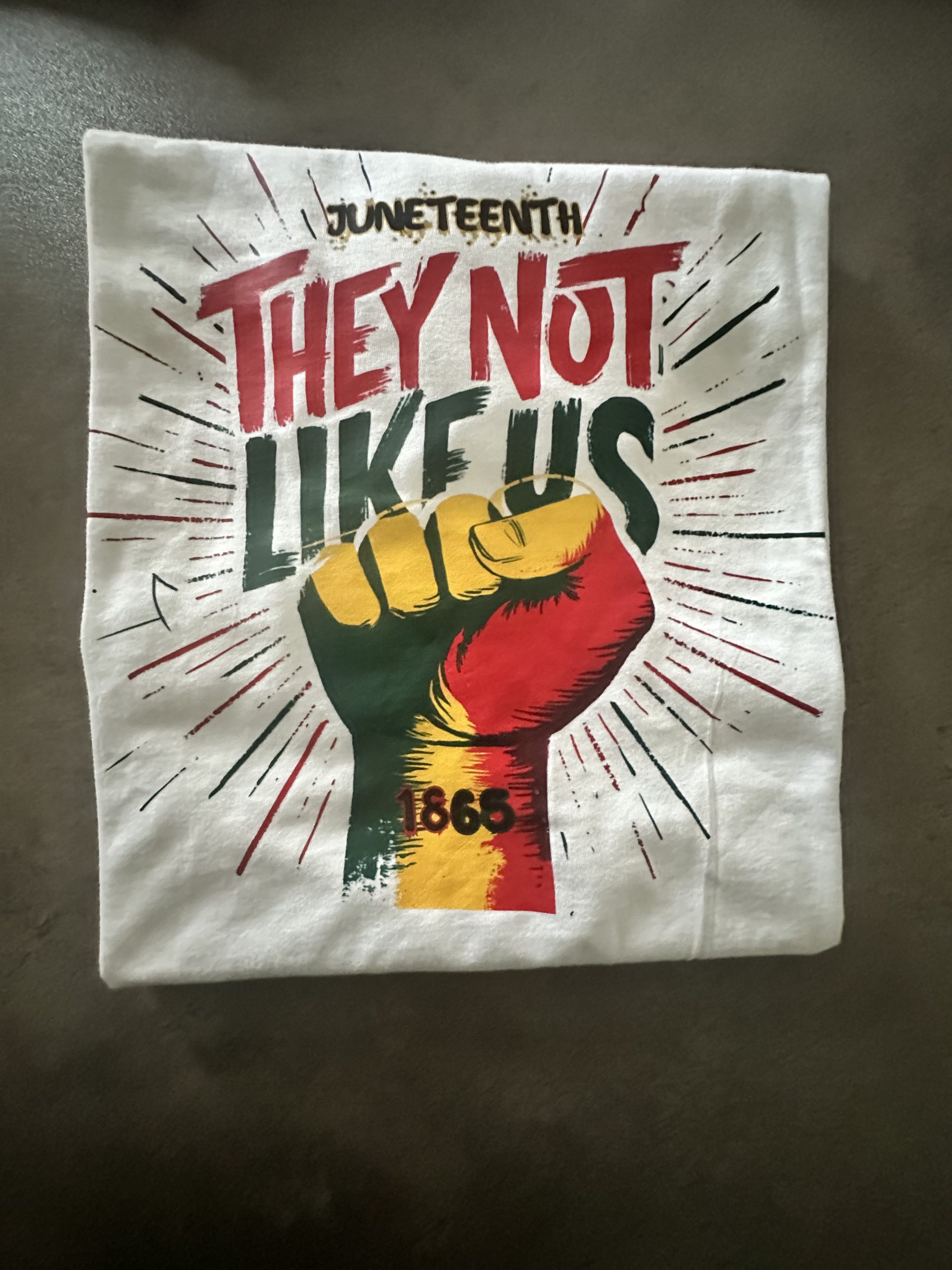 They Not Like Us Juneteenth Premium Graphic Tee